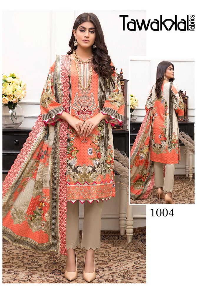 Tawakkal Parisa Casual Wear Printed Cotton Karachi Dress Material Collection